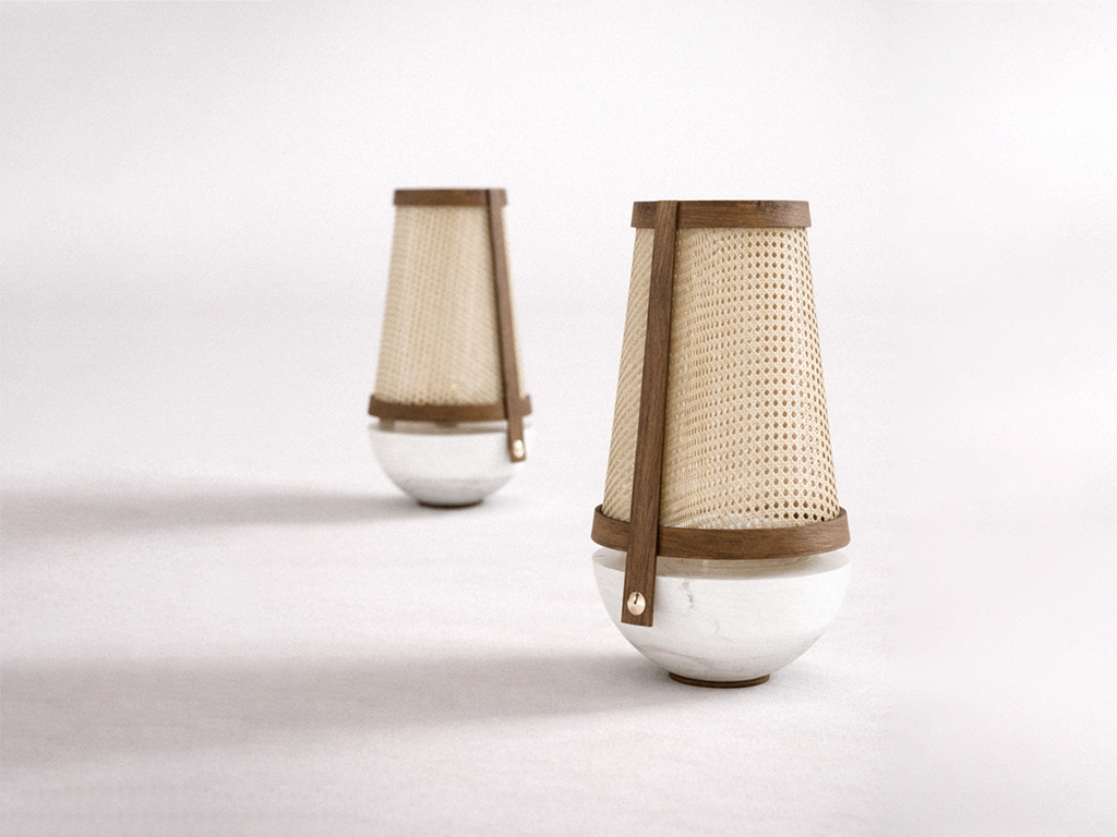robusta table lamps placed together showing repetition and form